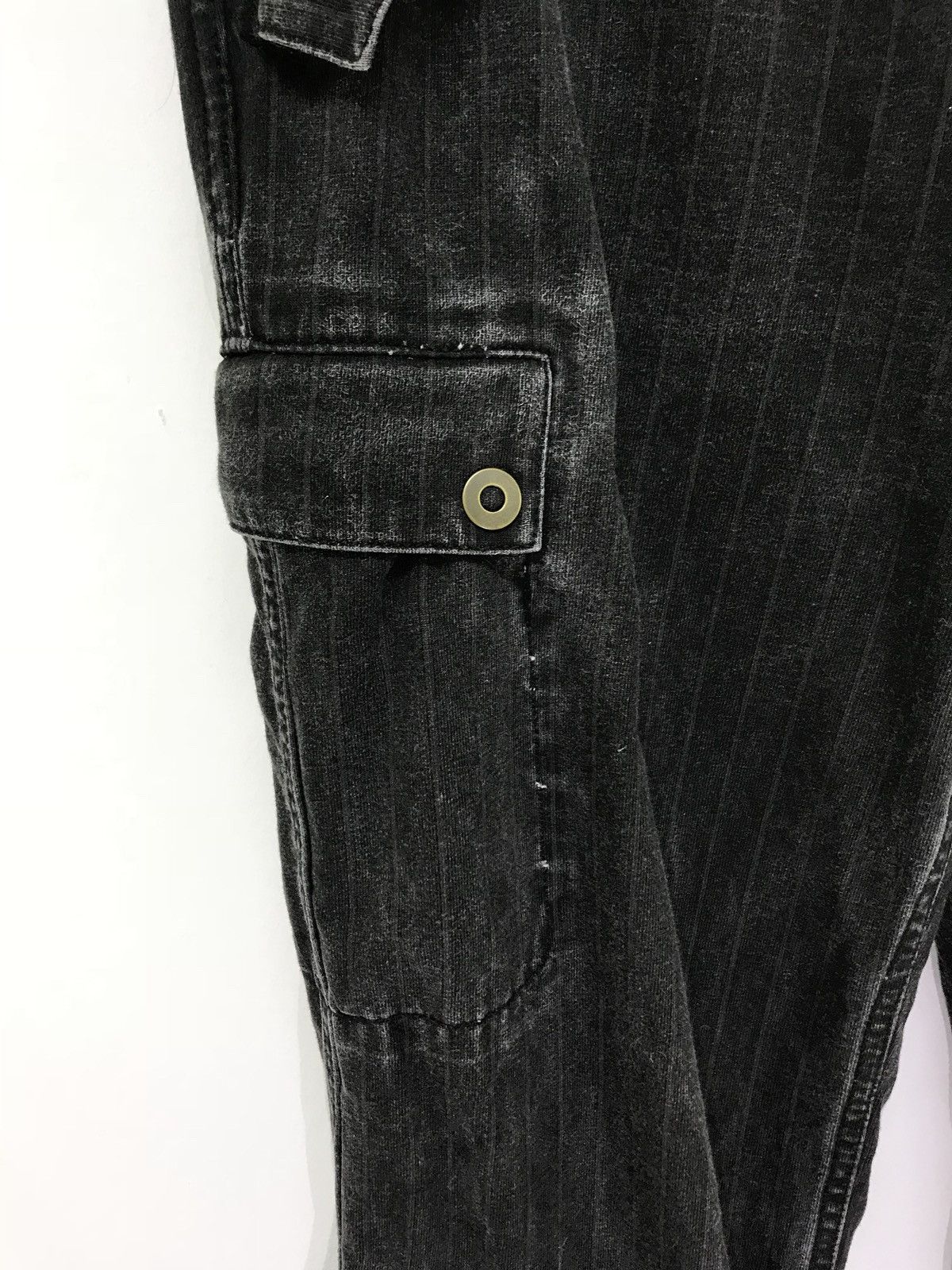 Japanese Brand No Concept But Good Sense Cargo Pant Striped Regular 39🟦 Size US 33 - 8 Thumbnail