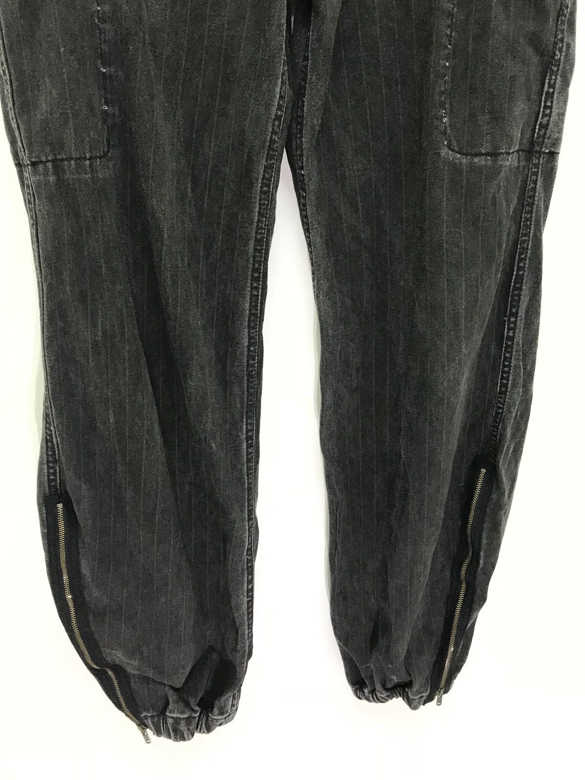 Japanese Brand No Concept But Good Sense Cargo Pant Striped Regular 39🟦 Size US 33 - 3 Thumbnail