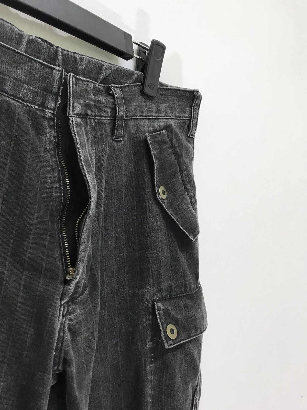 Japanese Brand No Concept But Good Sense Cargo Pant Striped Regular 39🟦 Size US 33 - 9 Thumbnail