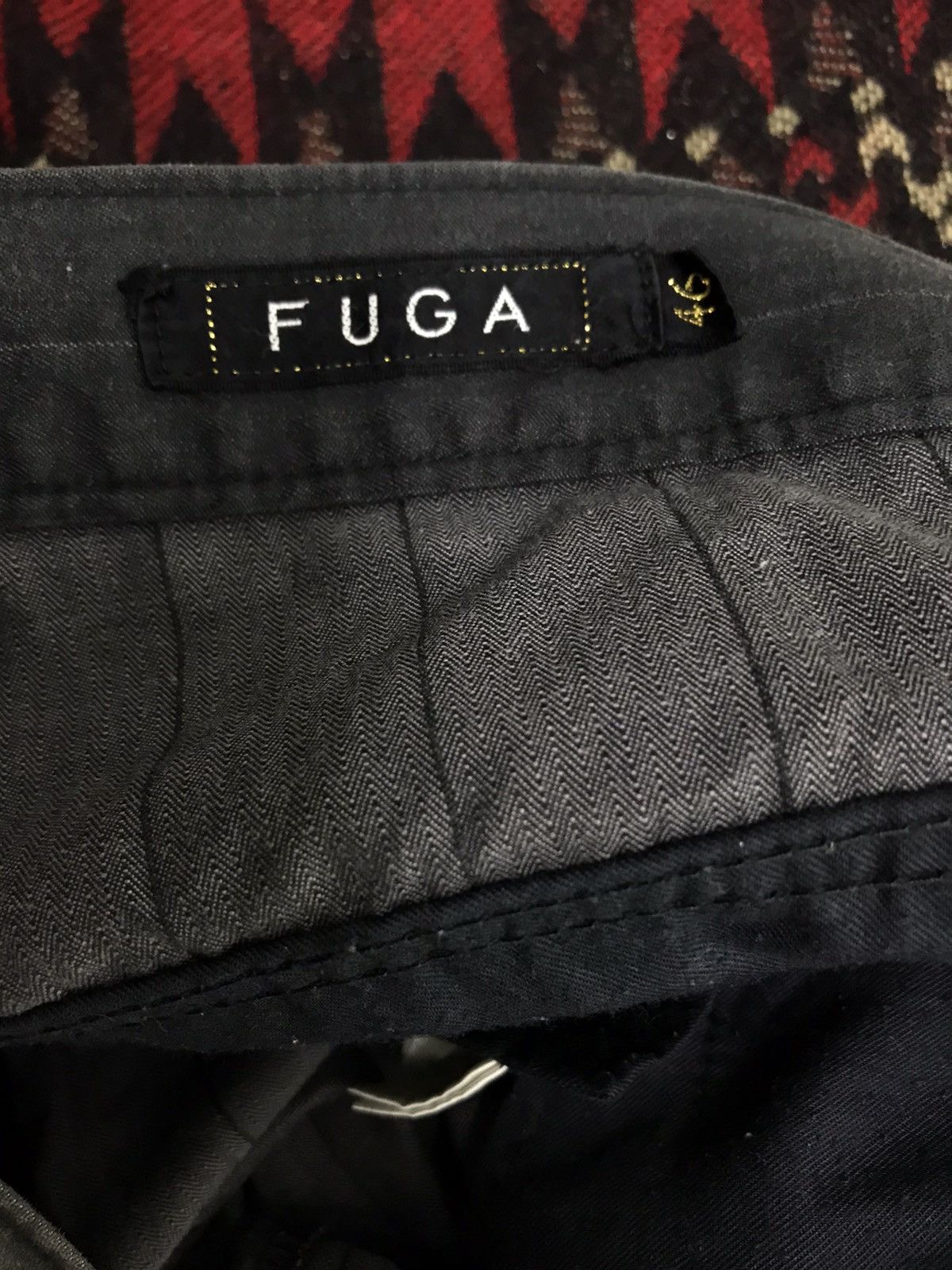 Japanese Brand Fuga Thin Denim Cargo Low Rise 32🟦 Size US 33 - 8 Thumbnail