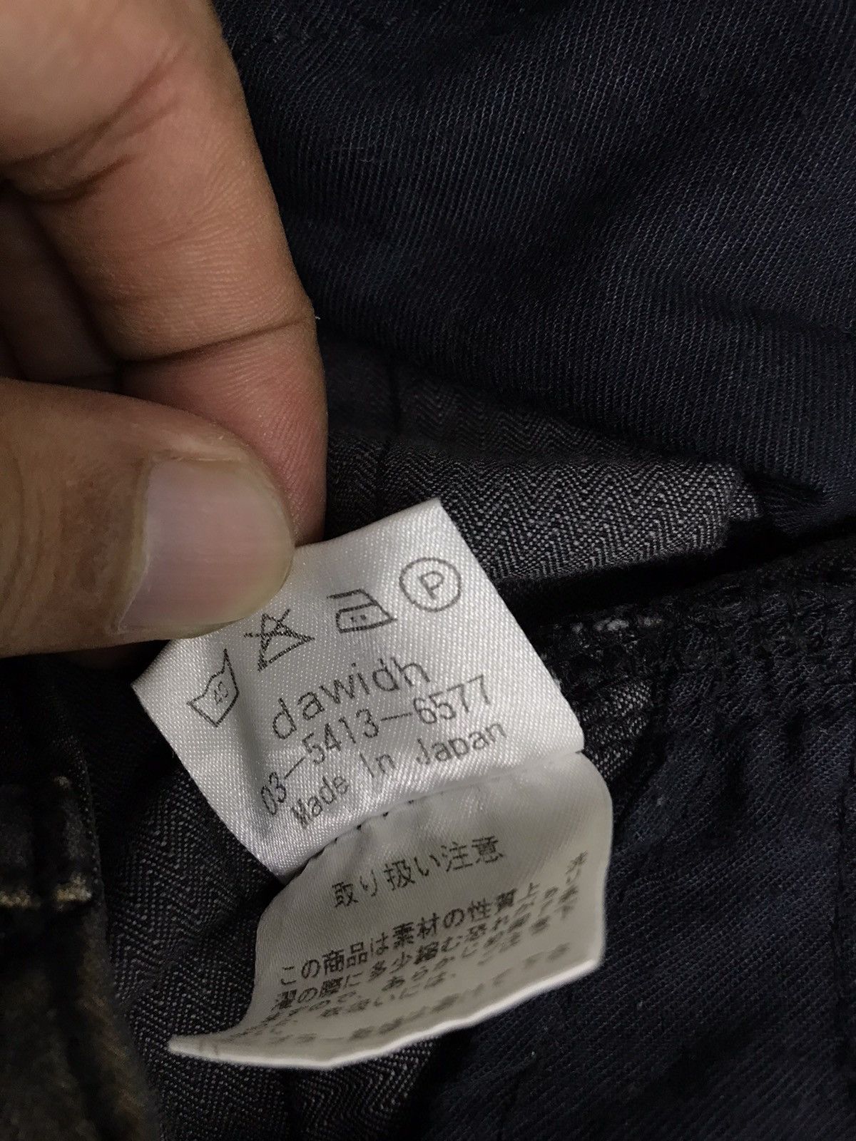 Japanese Brand Fuga Thin Denim Cargo Low Rise 32🟦 Size US 33 - 9 Thumbnail