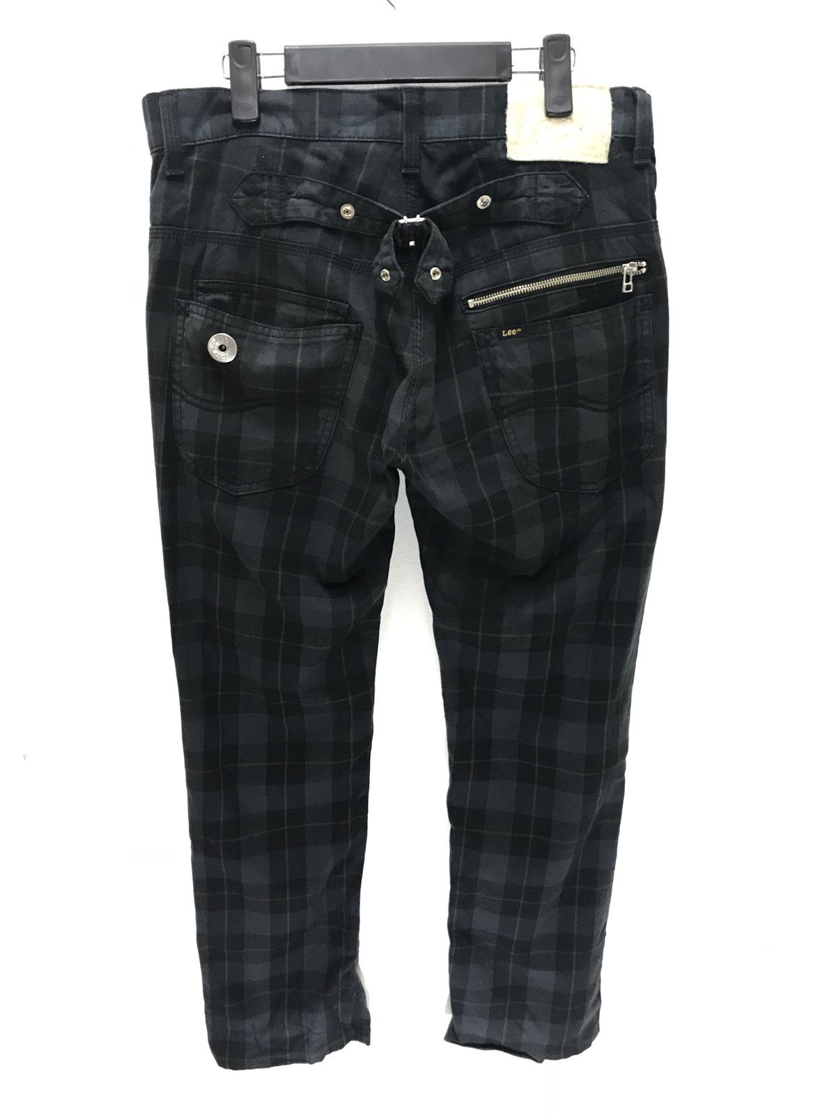 Lee Lee Cowboy Slim Pant Stretchable Tartan Plaid Size US 32 / EU 48 - 8 Thumbnail