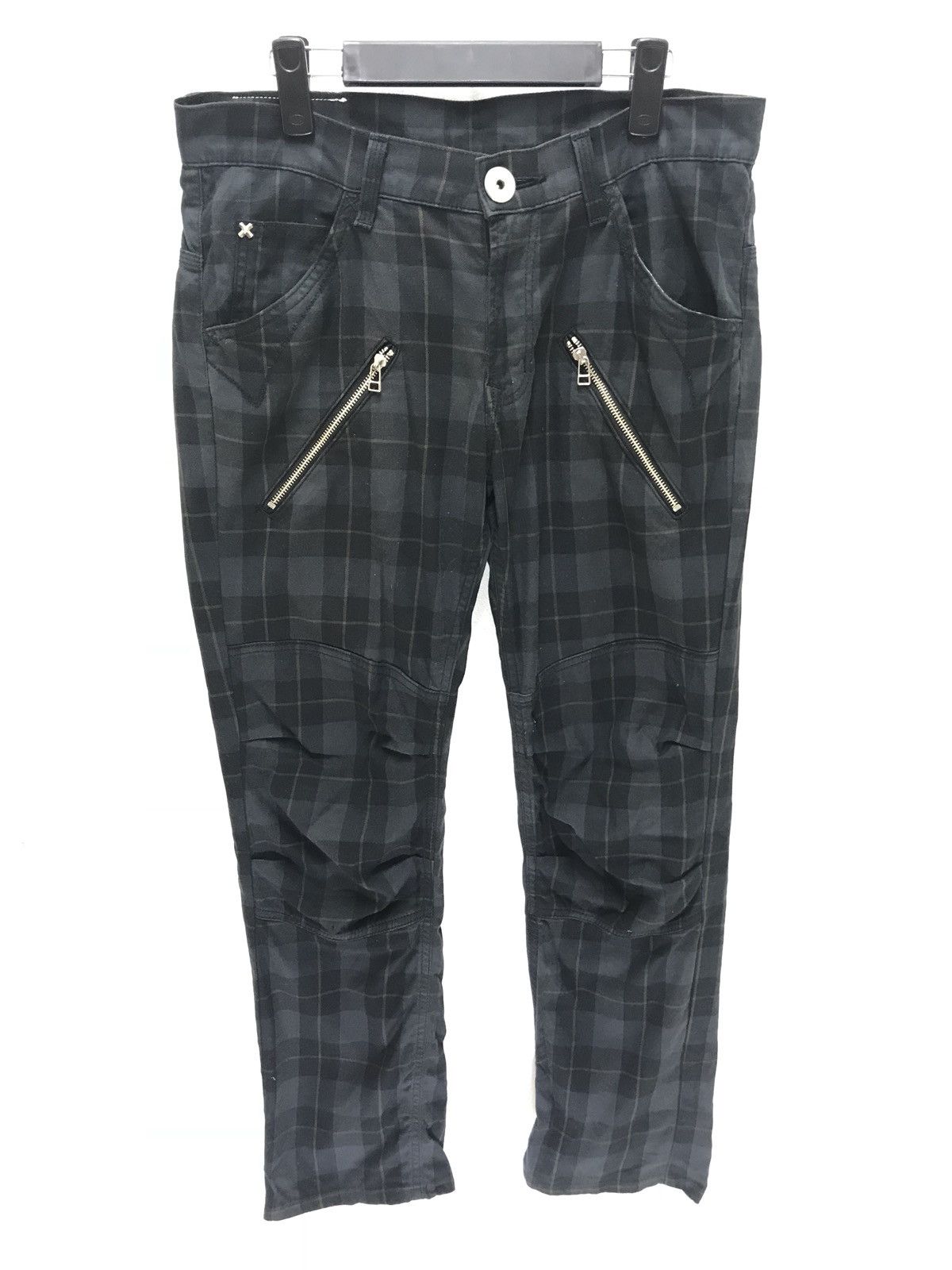 Lee Lee Cowboy Slim Pant Stretchable Tartan Plaid Size US 32 / EU 48 - 1 Thumbnail