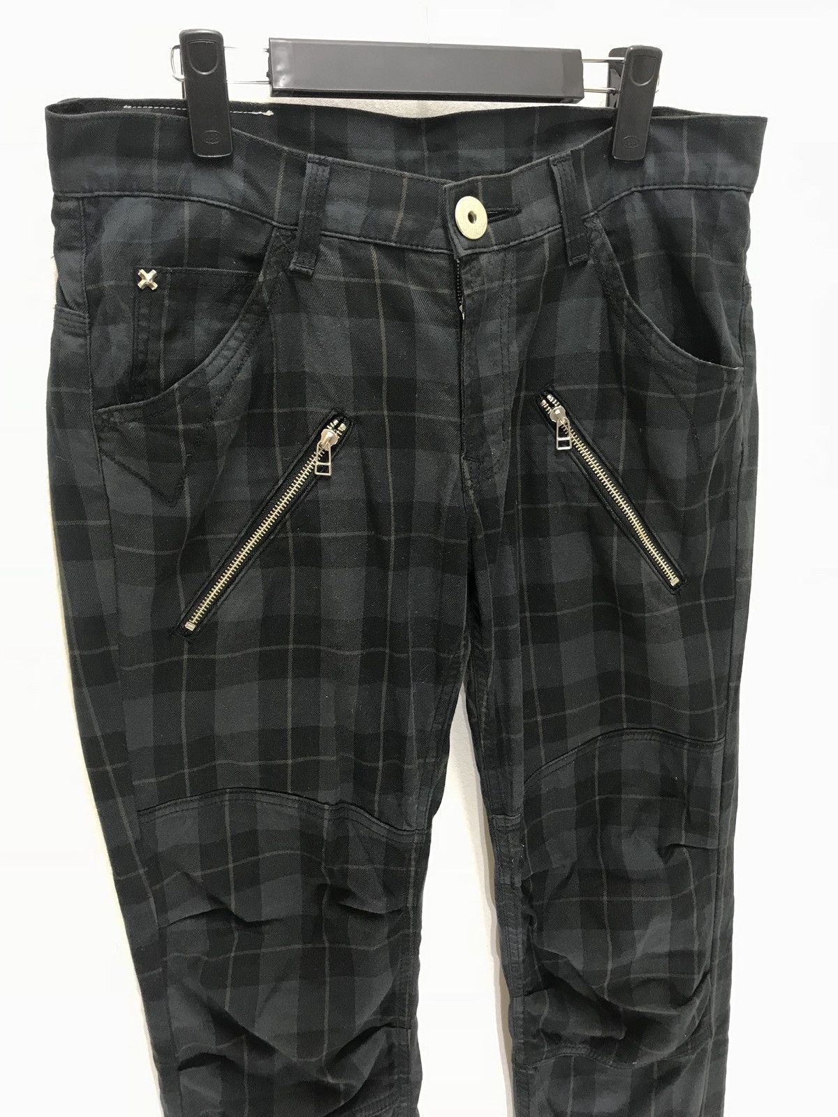 Lee Lee Cowboy Slim Pant Stretchable Tartan Plaid Size US 32 / EU 48 - 3 Thumbnail