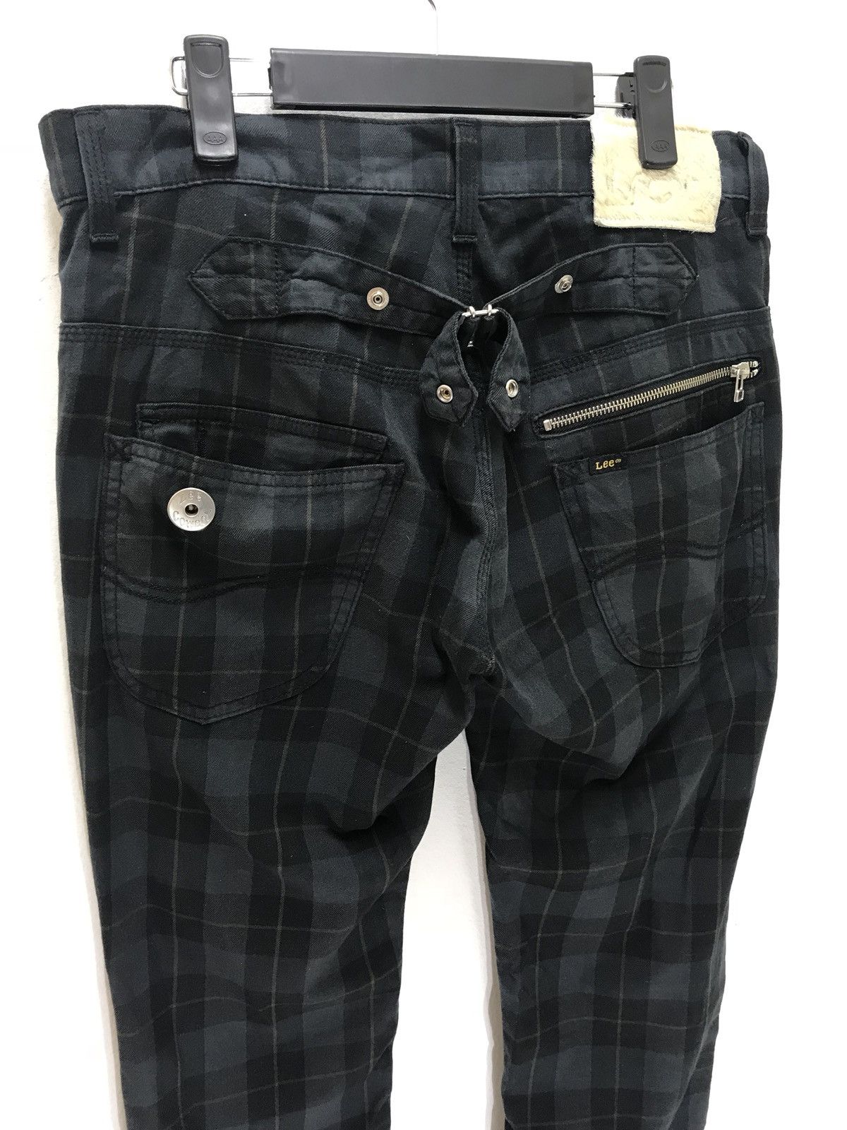Lee Lee Cowboy Slim Pant Stretchable Tartan Plaid Size US 32 / EU 48 - 9 Thumbnail