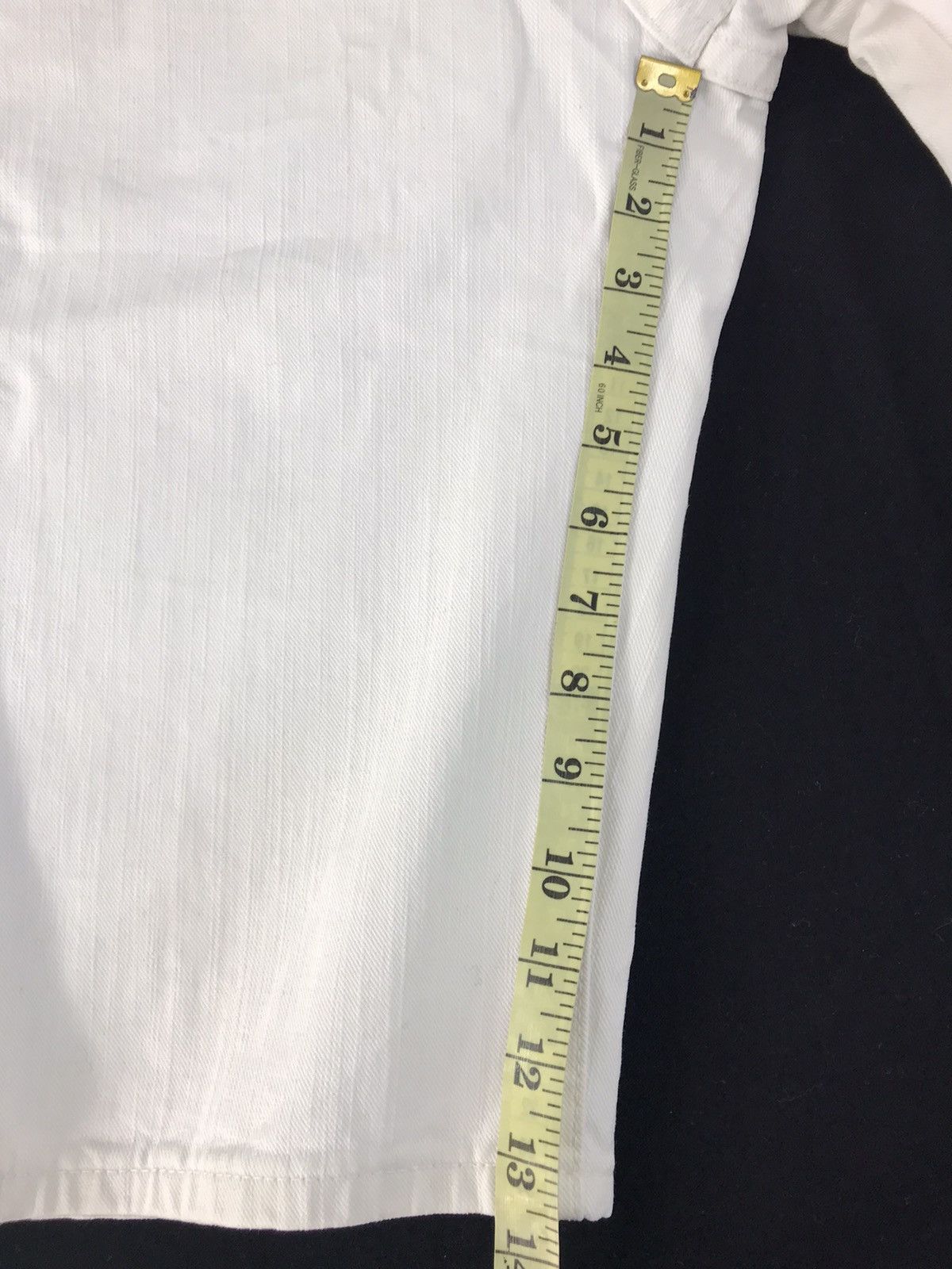 Edwin × Vintage Edwin Short Pant White Denim Jeans Pant Street Fashion Size US 31 - 11 Thumbnail