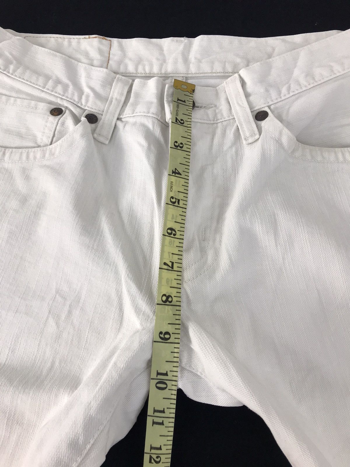 Edwin × Vintage Edwin Short Pant White Denim Jeans Pant Street Fashion Size US 31 - 12 Thumbnail