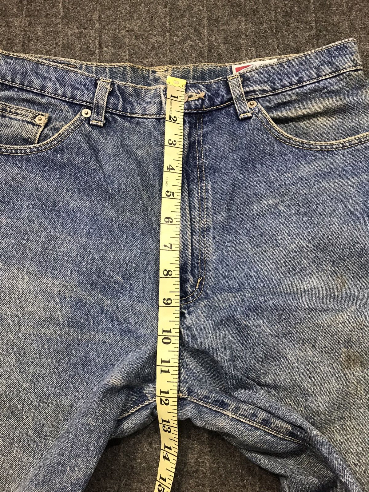 Vintage × Wrangler 80s 90s Wrangler USA Distressed Denim Jeans Indigo Size US 32 / EU 48 - 13 Thumbnail