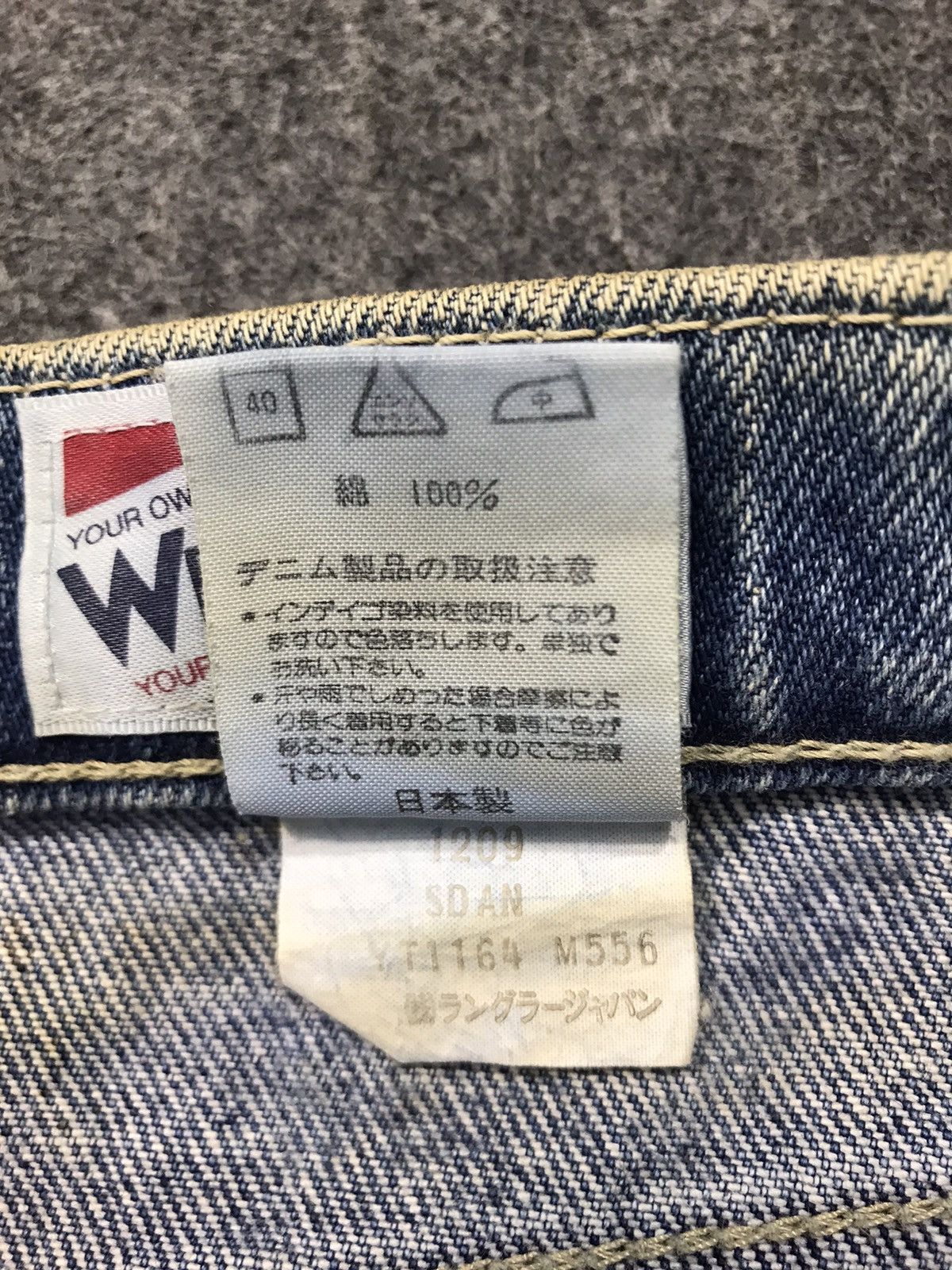 Vintage × Wrangler 80s 90s Wrangler USA Distressed Denim Jeans Indigo Size US 32 / EU 48 - 9 Thumbnail