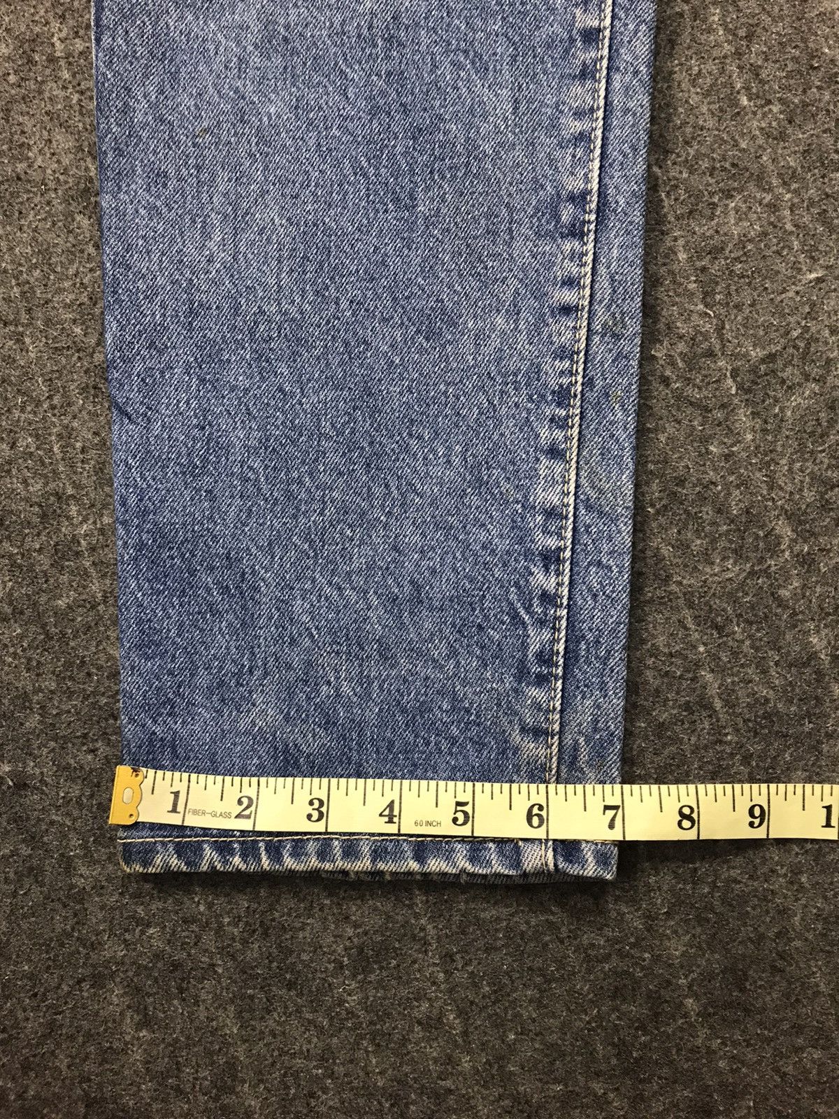 Vintage × Wrangler 80s 90s Wrangler USA Distressed Denim Jeans Indigo Size US 32 / EU 48 - 15 Thumbnail