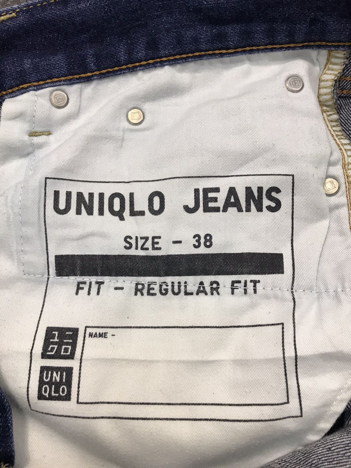 Japanese Brand × Uniqlo Uniqlo Selvedge Indigo Denim Regular Fit Cut Style Waist 38 Size US 38 / EU 54 - 8 Thumbnail