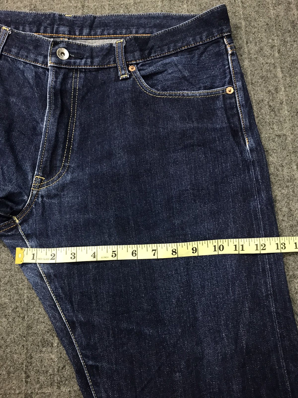 Japanese Brand × Uniqlo Uniqlo Selvedge Indigo Denim Regular Fit Cut Style Waist 38 Size US 38 / EU 54 - 12 Thumbnail