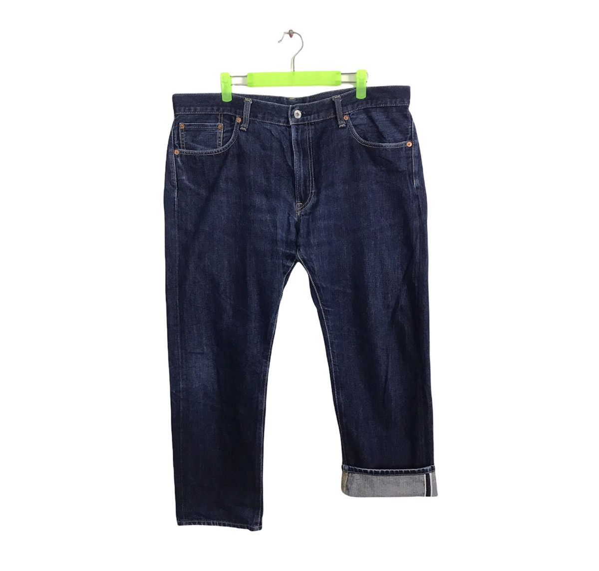 Japanese Brand × Uniqlo Uniqlo Selvedge Indigo Denim Regular Fit Cut Style Waist 38 Size US 38 / EU 54 - 1 Thumbnail
