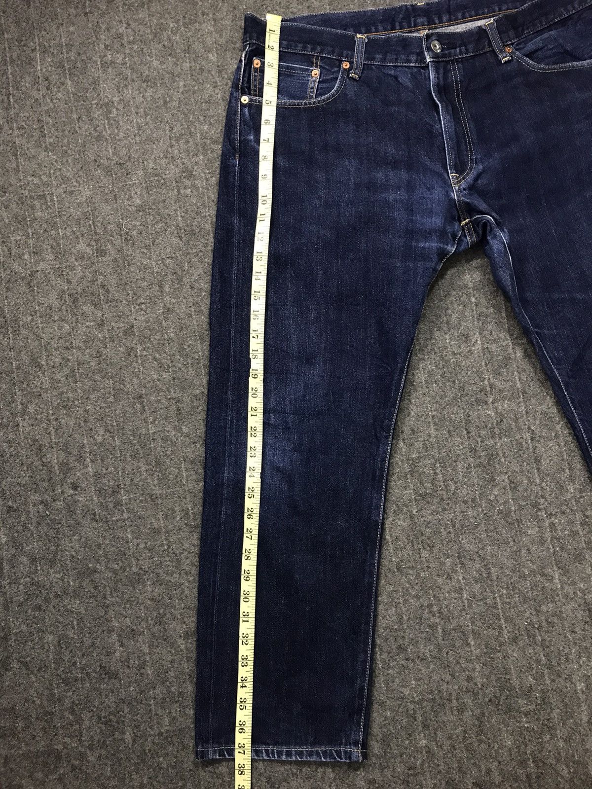 Japanese Brand × Uniqlo Uniqlo Selvedge Indigo Denim Regular Fit Cut Style Waist 38 Size US 38 / EU 54 - 10 Thumbnail