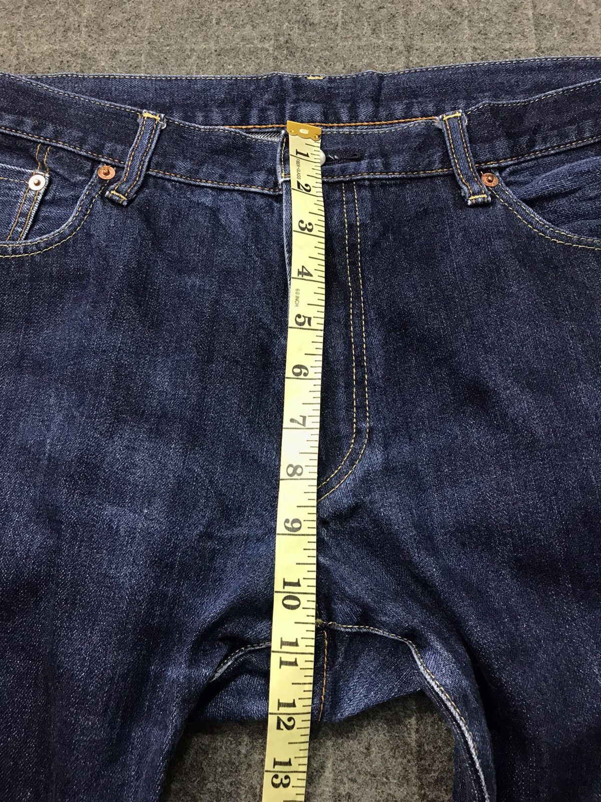 Japanese Brand × Uniqlo Uniqlo Selvedge Indigo Denim Regular Fit Cut Style Waist 38 Size US 38 / EU 54 - 13 Thumbnail