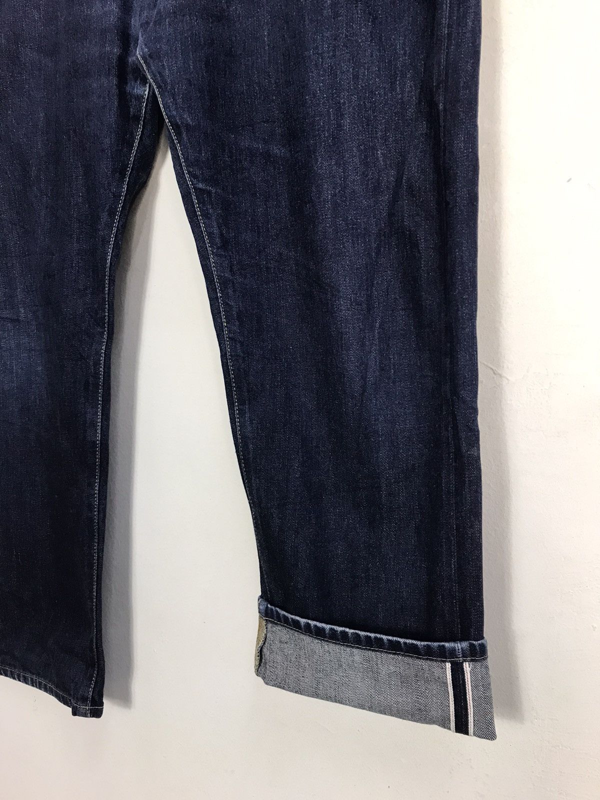 Japanese Brand × Uniqlo Uniqlo Selvedge Indigo Denim Regular Fit Cut Style Waist 38 Size US 38 / EU 54 - 3 Thumbnail