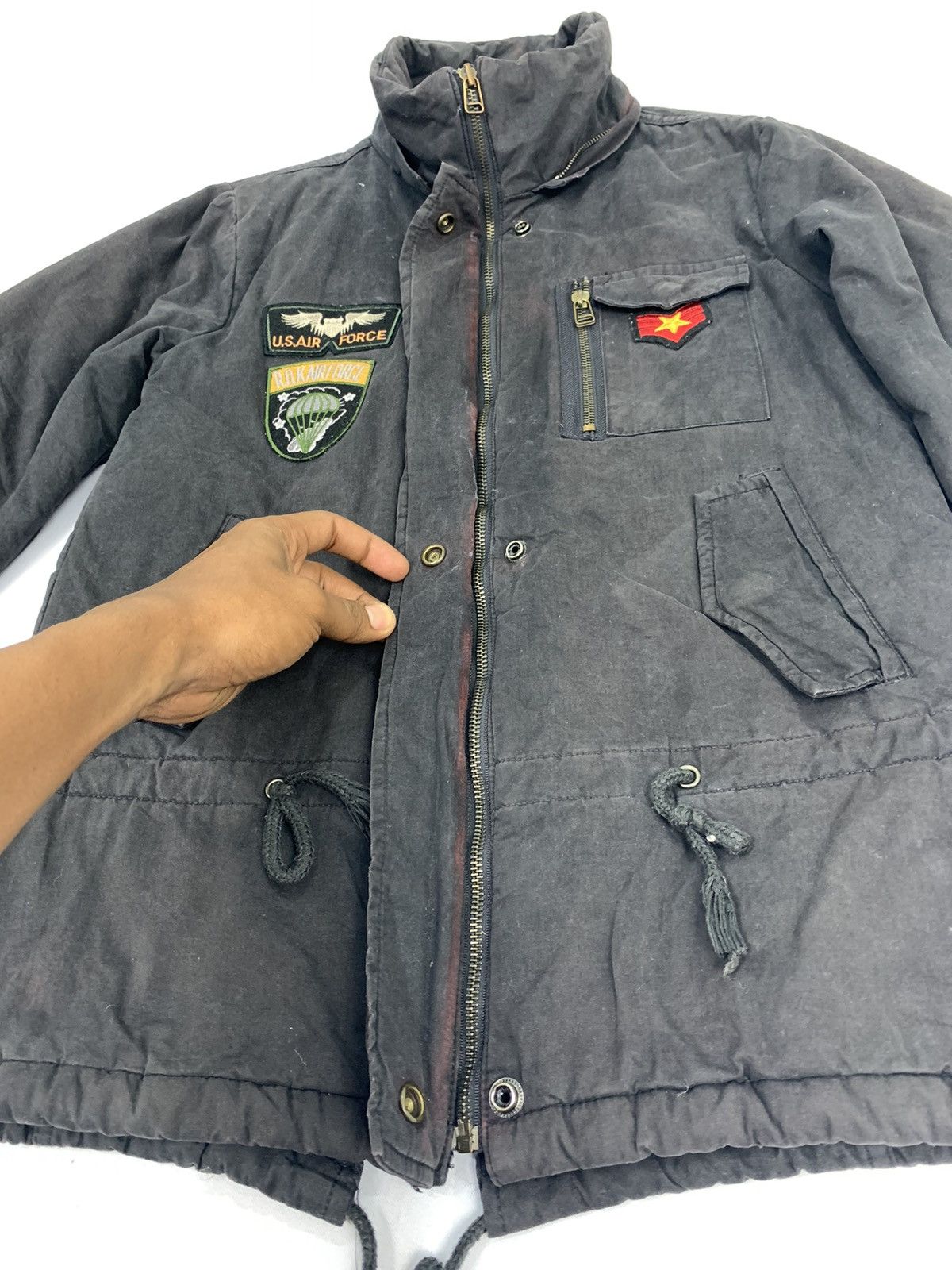 Other PRO JEAN USAF Patchwork Badges Military Bomber Parka Jacket Size US S / EU 44-46 / 1 - 14 Thumbnail