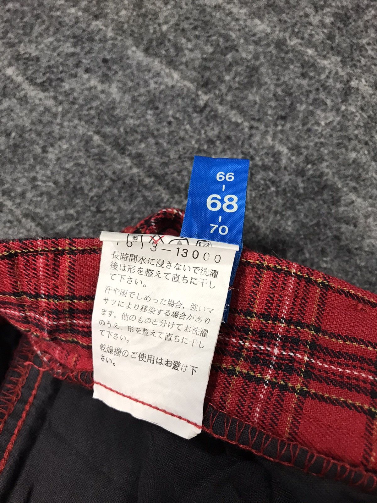Japanese Brand × Vintage Plaid Check Casual Pant Inspired Designer Fashion Size US 26 / EU 42 - 6 Thumbnail