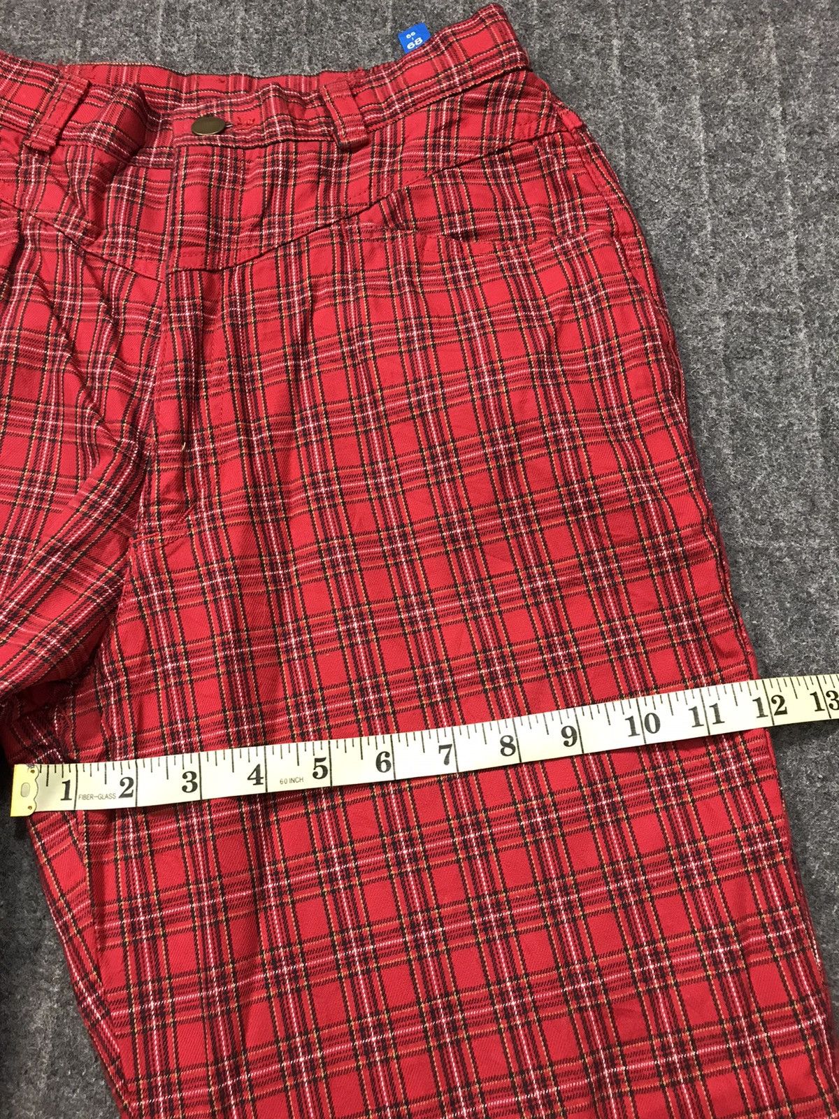 Japanese Brand × Vintage Plaid Check Casual Pant Inspired Designer Fashion Size US 26 / EU 42 - 11 Thumbnail