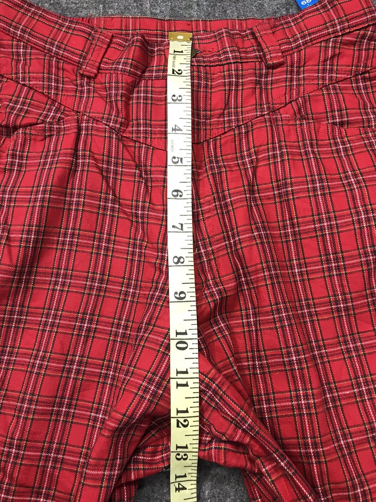 Japanese Brand × Vintage Plaid Check Casual Pant Inspired Designer Fashion Size US 26 / EU 42 - 10 Thumbnail