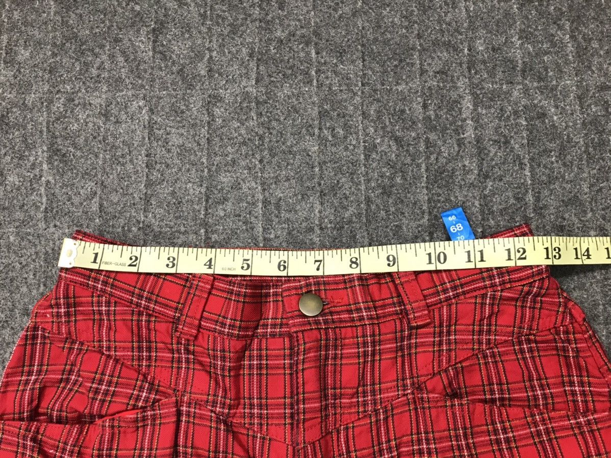 Japanese Brand × Vintage Plaid Check Casual Pant Inspired Designer Fashion Size US 26 / EU 42 - 7 Thumbnail