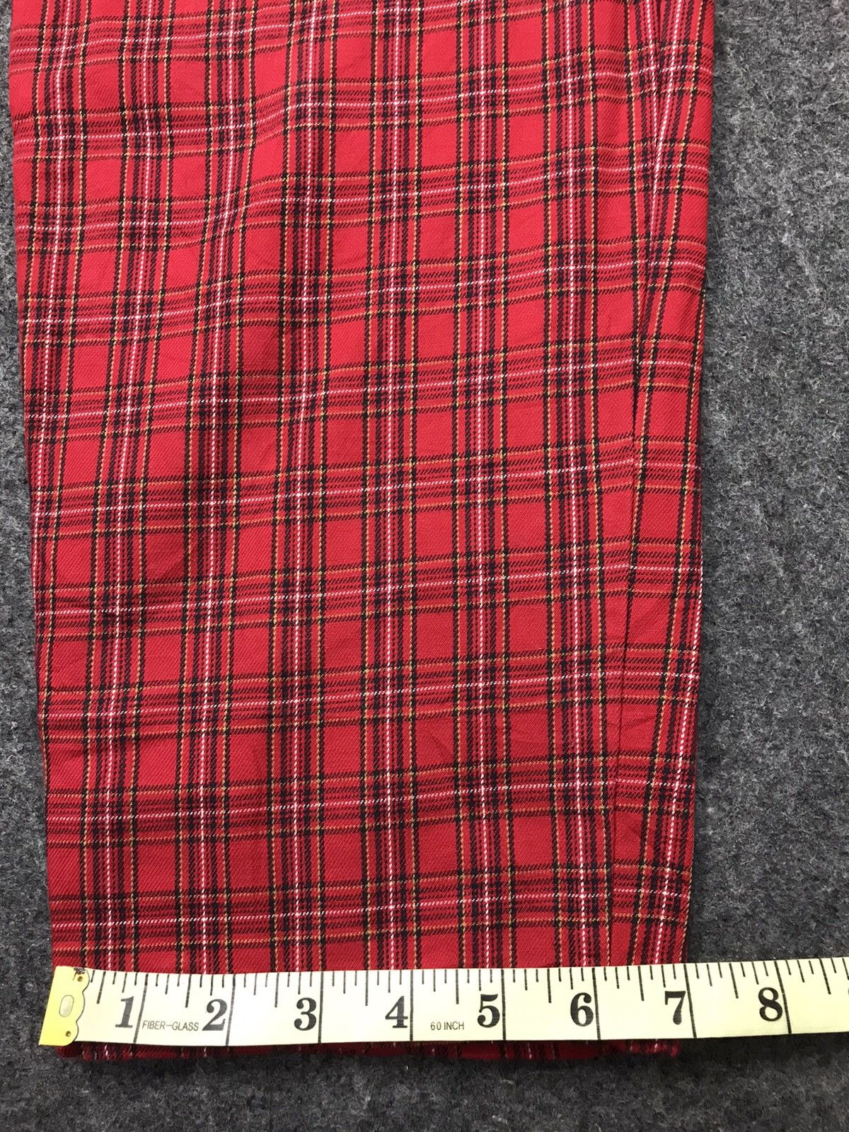 Japanese Brand × Vintage Plaid Check Casual Pant Inspired Designer Fashion Size US 26 / EU 42 - 12 Thumbnail