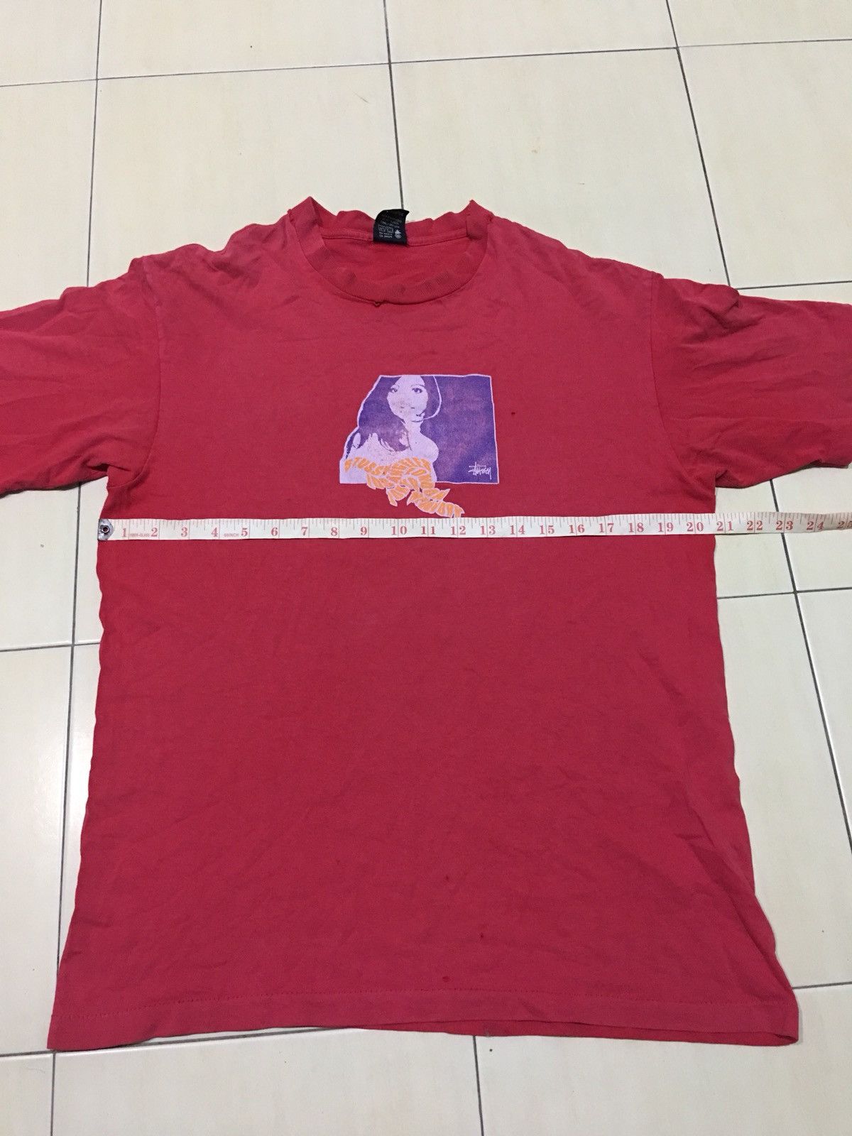 Rap Tees × Stussy Vintage 90s Stussy rap tee hype beast swag shirt Size US L / EU 52-54 / 3 - 7 Thumbnail