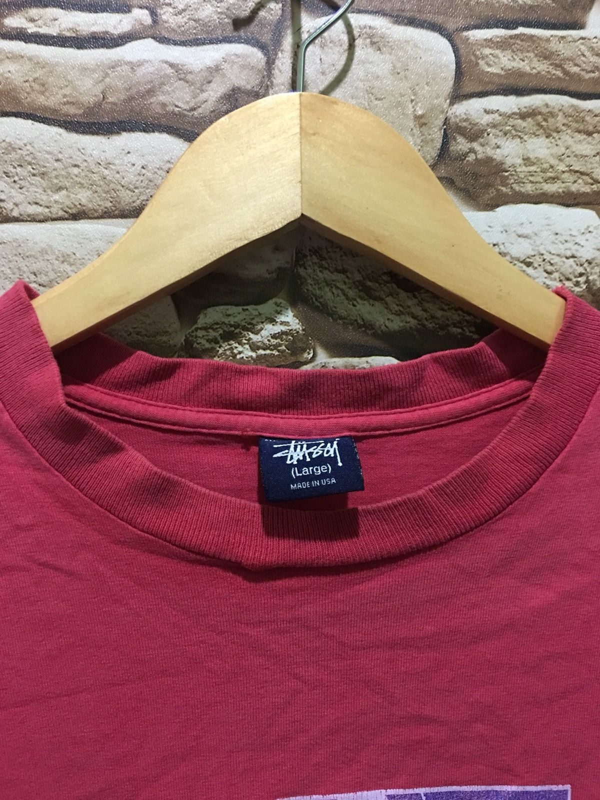 Rap Tees × Stussy Vintage 90s Stussy rap tee hype beast swag shirt Size US L / EU 52-54 / 3 - 3 Thumbnail