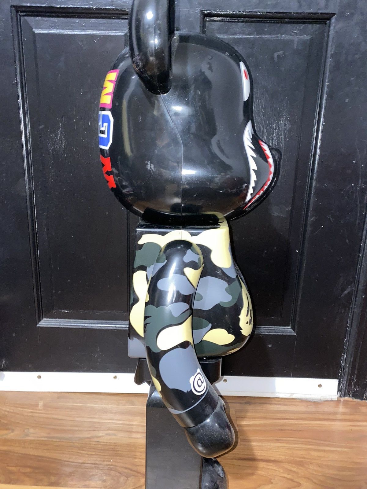 Bape Madison Avenue Camo Shark Be@rbrick 1000% Size ONE SIZE - 7 Thumbnail