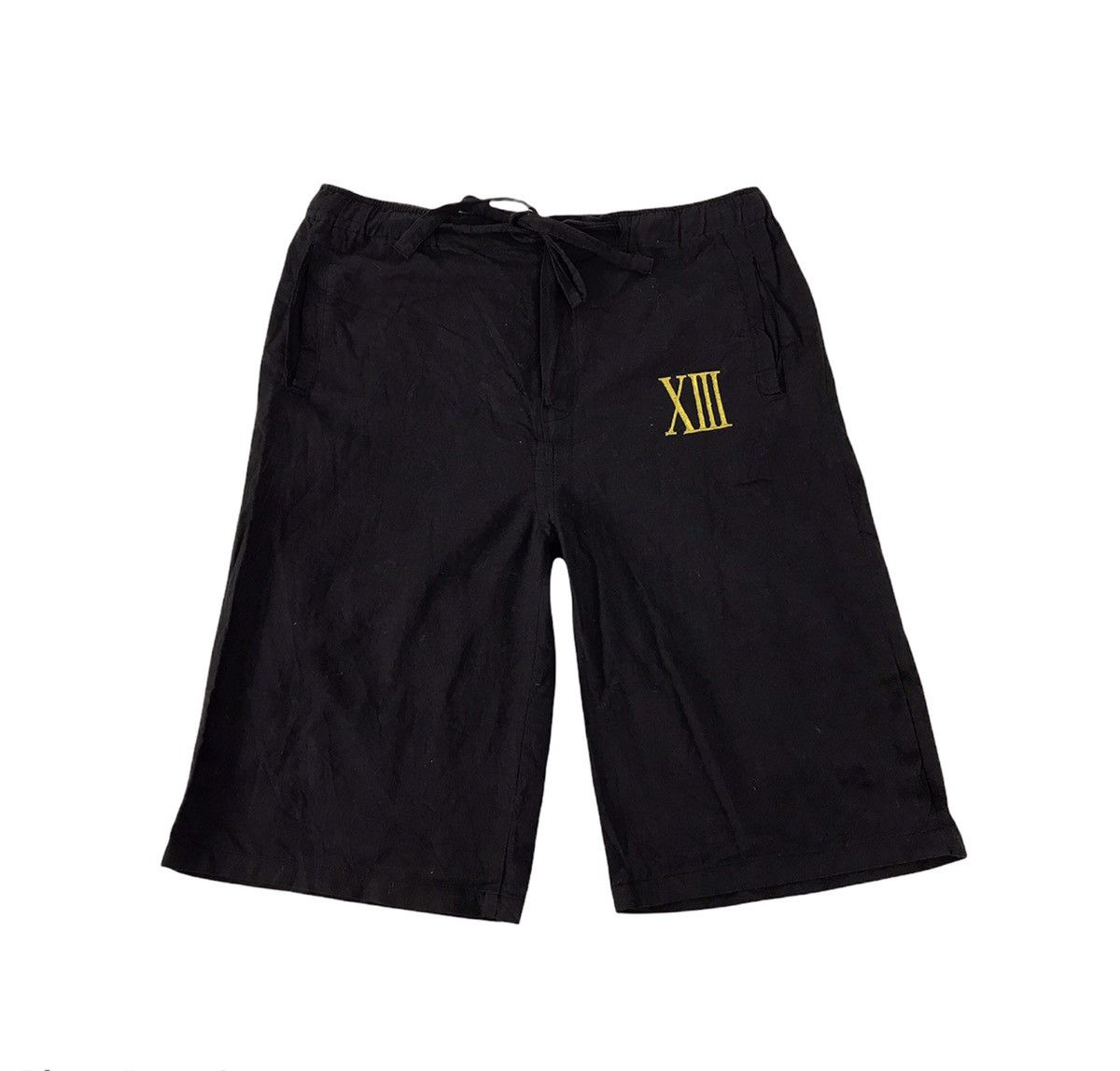 Japanese Brand × Vintage Thirteen Japan XIII Short pant Hiking Black Size US 31 - 1 Thumbnail