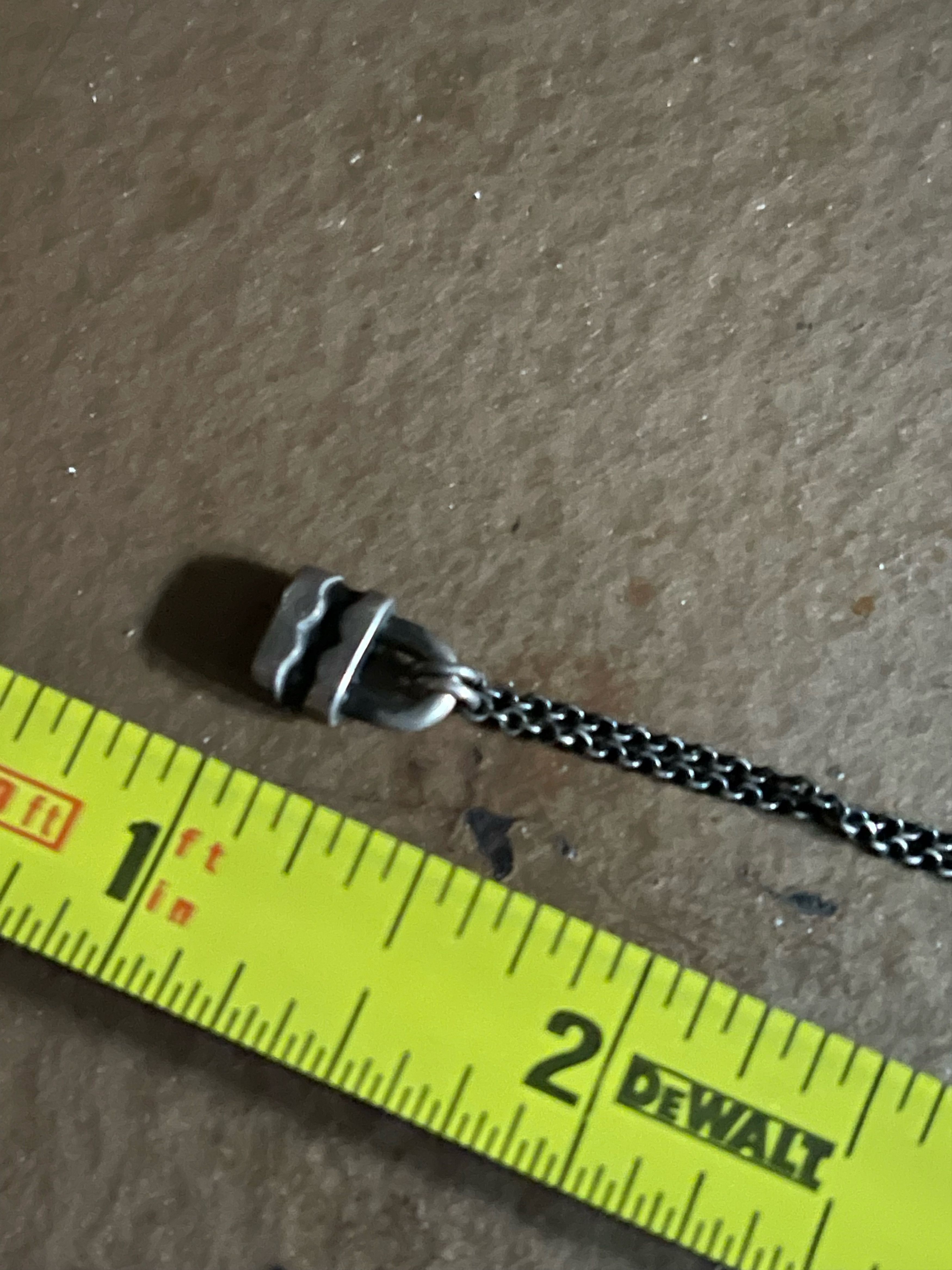 Werkstatt Munchen Werkstatt Munchen 26" Padlock Necklace Silver Punk Emo Goth Size ONE SIZE - 6 Thumbnail