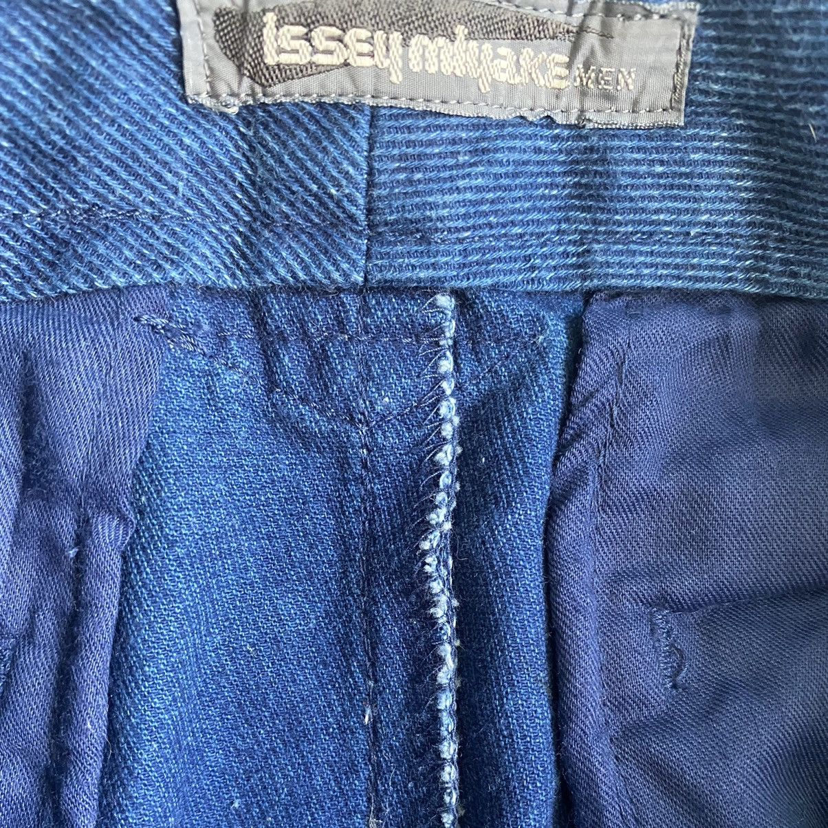 Issey Miyake Vintage Issey Miyake Men Indigo corduroy Pleats Pants Size US 28 / EU 44 - 6 Thumbnail