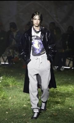 image of Ambush Design x Yoon Aw18 Runway Traces To Nowhere Wolf in White, Men's (Size Medium)