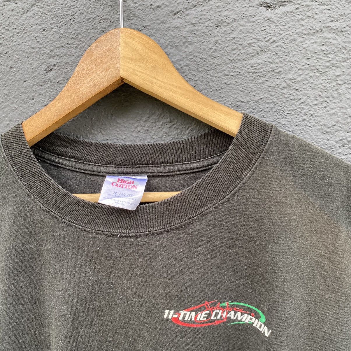 Vintage THRASHED Faded Vintage Y2K John Force ERD GRUNGE T-SHIRT Size US XXL / EU 58 / 5 - 6 Thumbnail