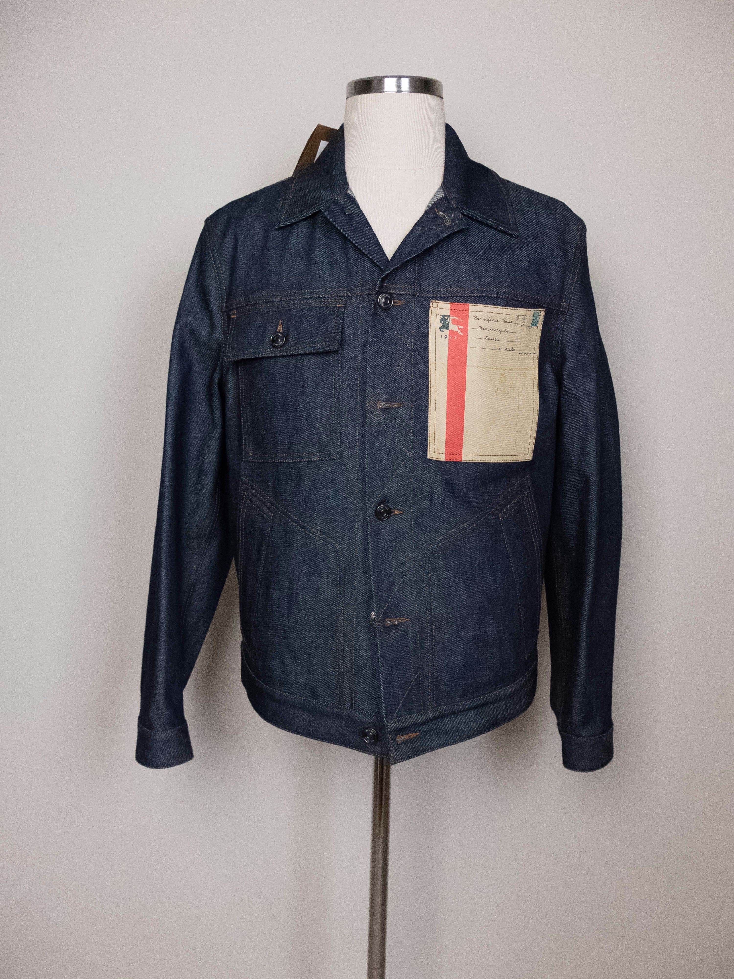 Burberry BURBERRY slim selvedge blue denim jacket 52 EU / Large Size US L / EU 52-54 / 3 - 4 Thumbnail