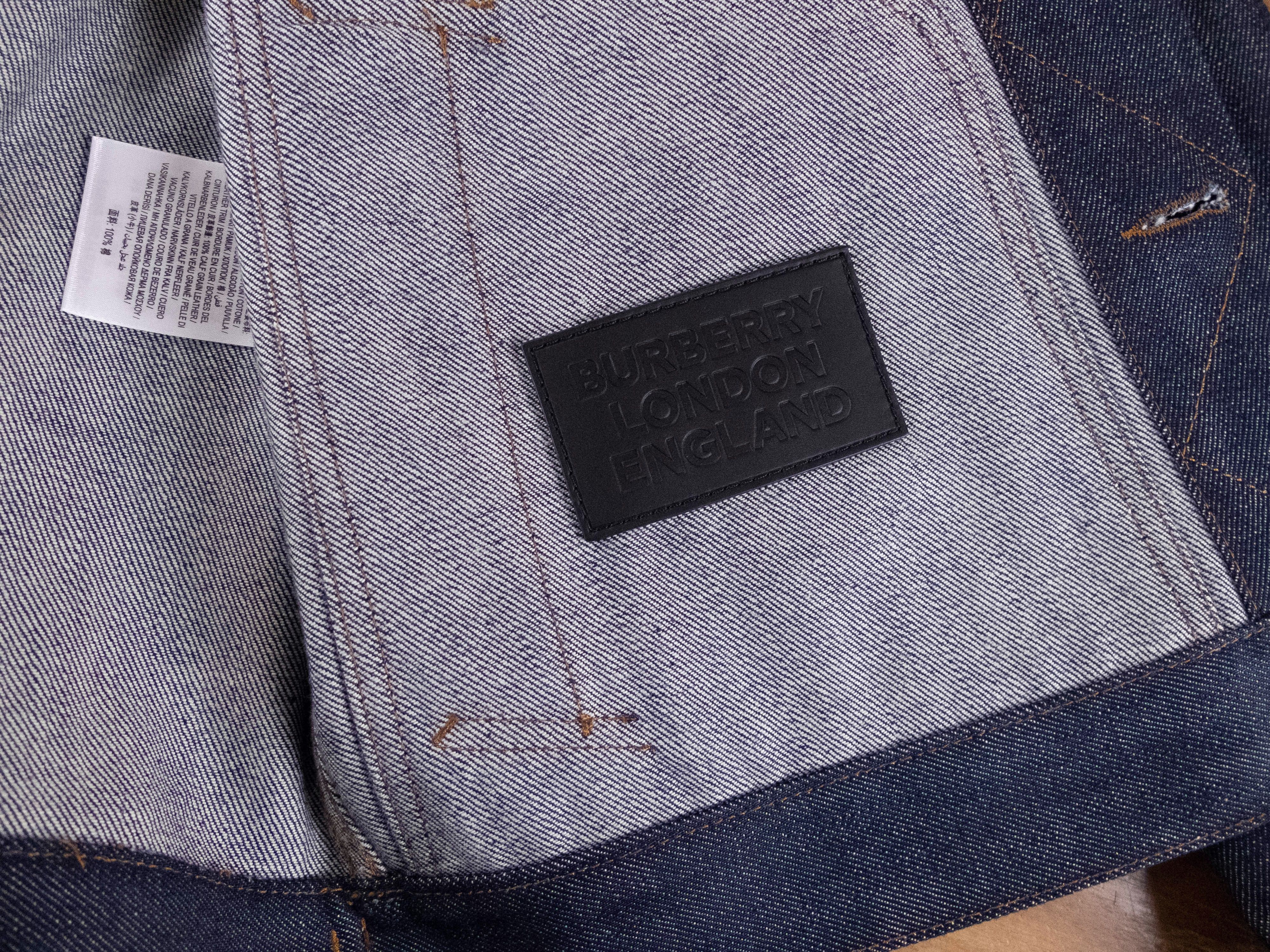 Burberry BURBERRY slim selvedge blue denim jacket 52 EU / Large Size US L / EU 52-54 / 3 - 10 Thumbnail