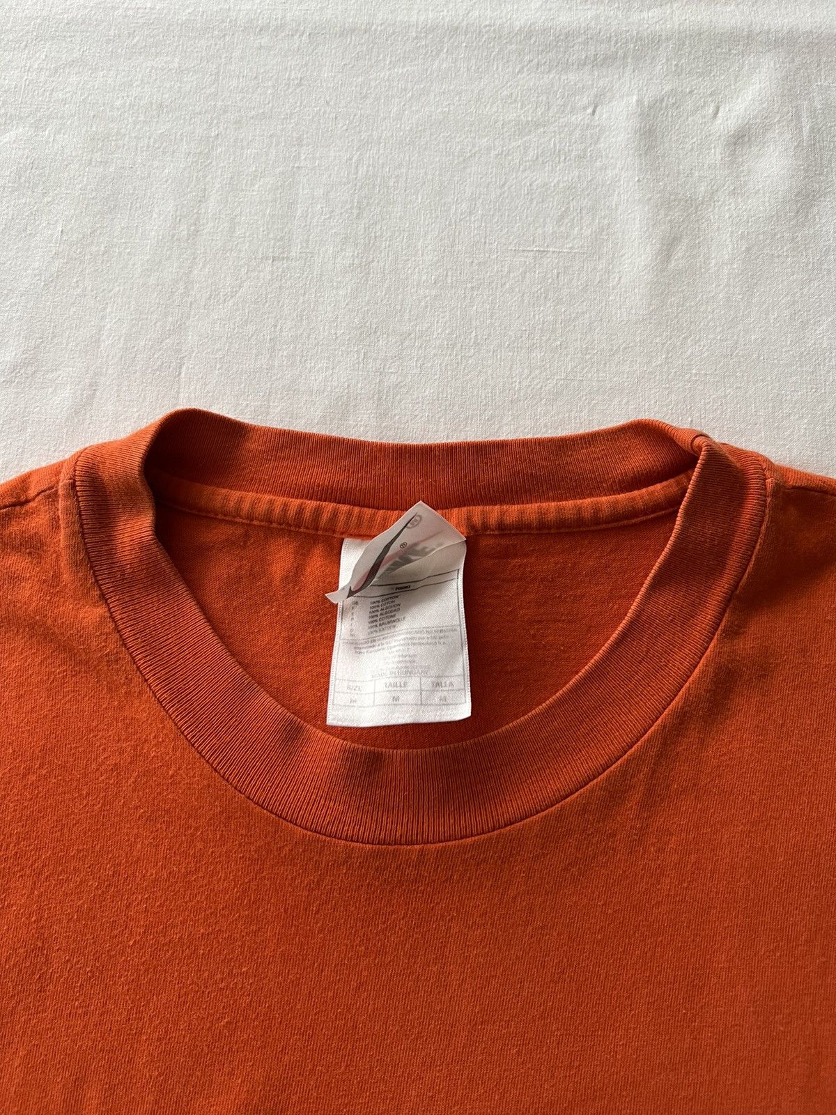 Nike Vintage 90s Nike Basketball Streetwear Orange Tank Top Tee Size US M / EU 48-50 / 2 - 10 Thumbnail