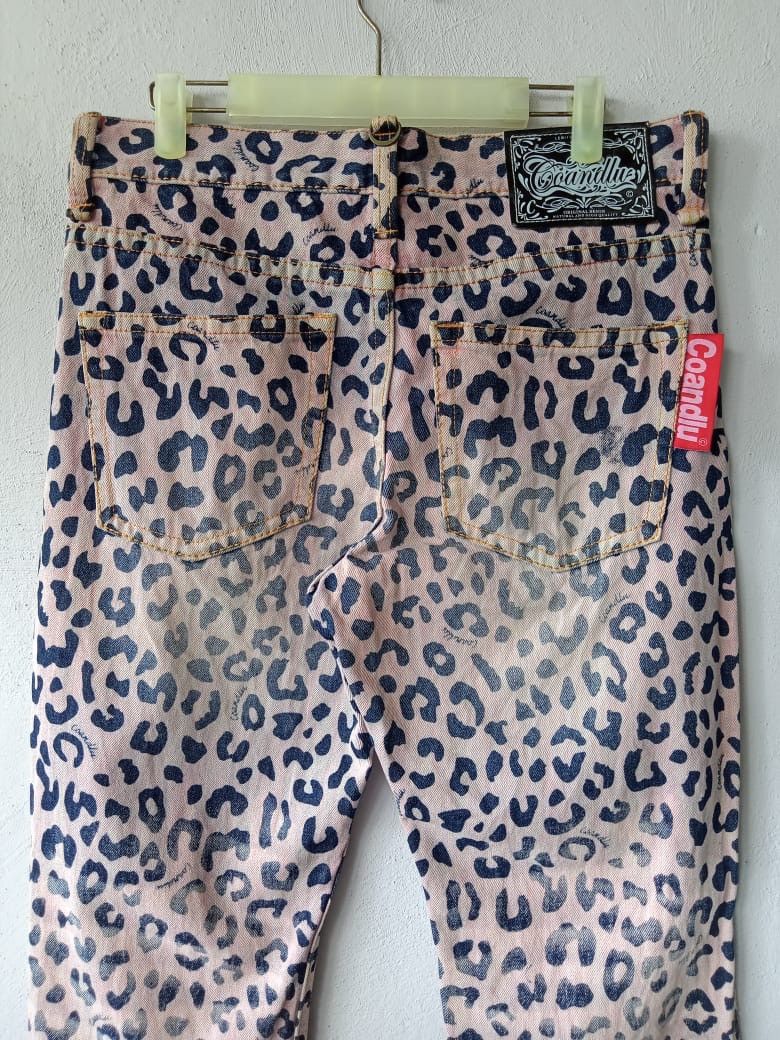 Hysteric Glamour Japanese Brand Leopard Print Seditionaries Exotic Denim Size US 31 - 5 Thumbnail