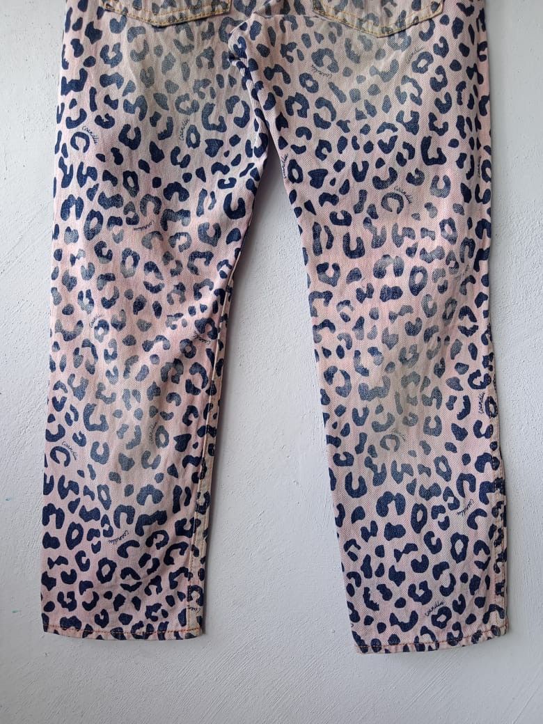 Hysteric Glamour Japanese Brand Leopard Print Seditionaries Exotic Denim Size US 31 - 6 Thumbnail