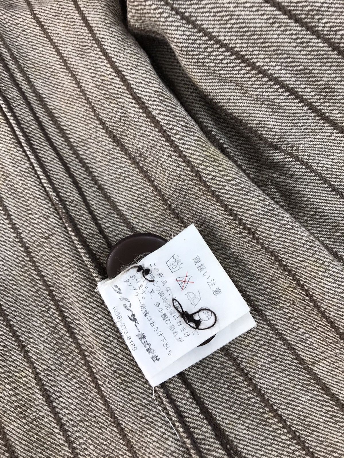 Japanese Brand × Vintage Jungle Storm Chore Jacket Button Style Double Pocket Striped Size US L / EU 52-54 / 3 - 8 Thumbnail