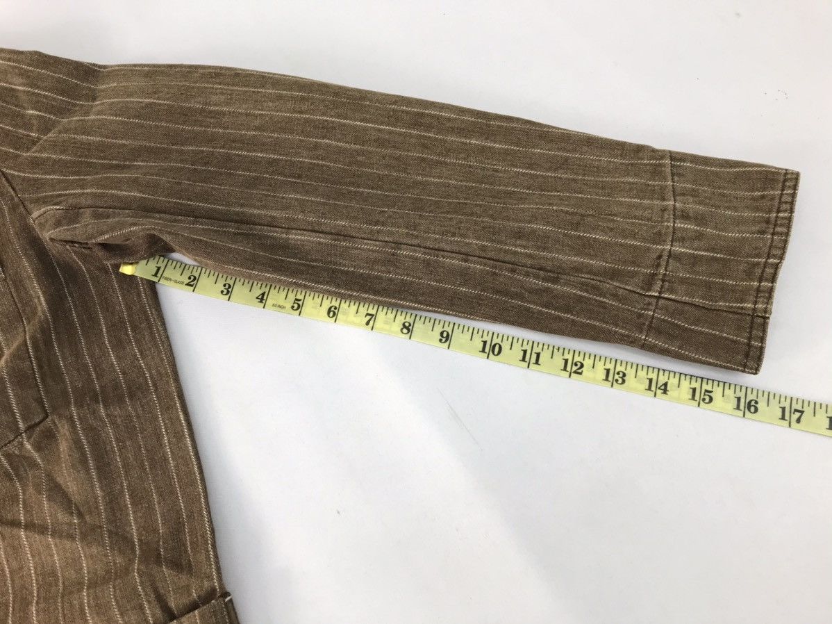Japanese Brand × Vintage Jungle Storm Chore Jacket Button Style Double Pocket Striped Size US L / EU 52-54 / 3 - 12 Thumbnail