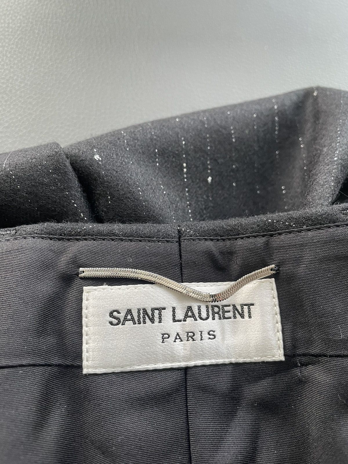 Hedi Slimane × Saint Laurent Paris × Yves Saint Laurent Limited Rare BrandNEW Super Runway Iconic Striped Wool Pant Size US 32 / EU 48 - 9 Thumbnail