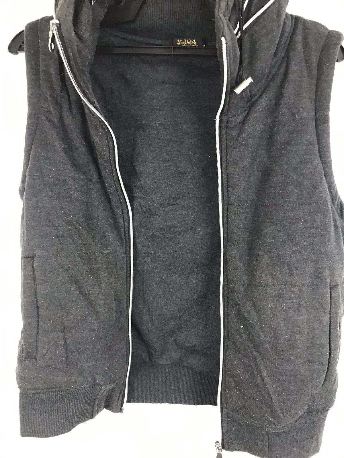 Vintage × Von Dutch Von Dutch Vest Winter Jacket Hoodie Zipper Hype Style Size US S / EU 44-46 / 1 - 9 Thumbnail
