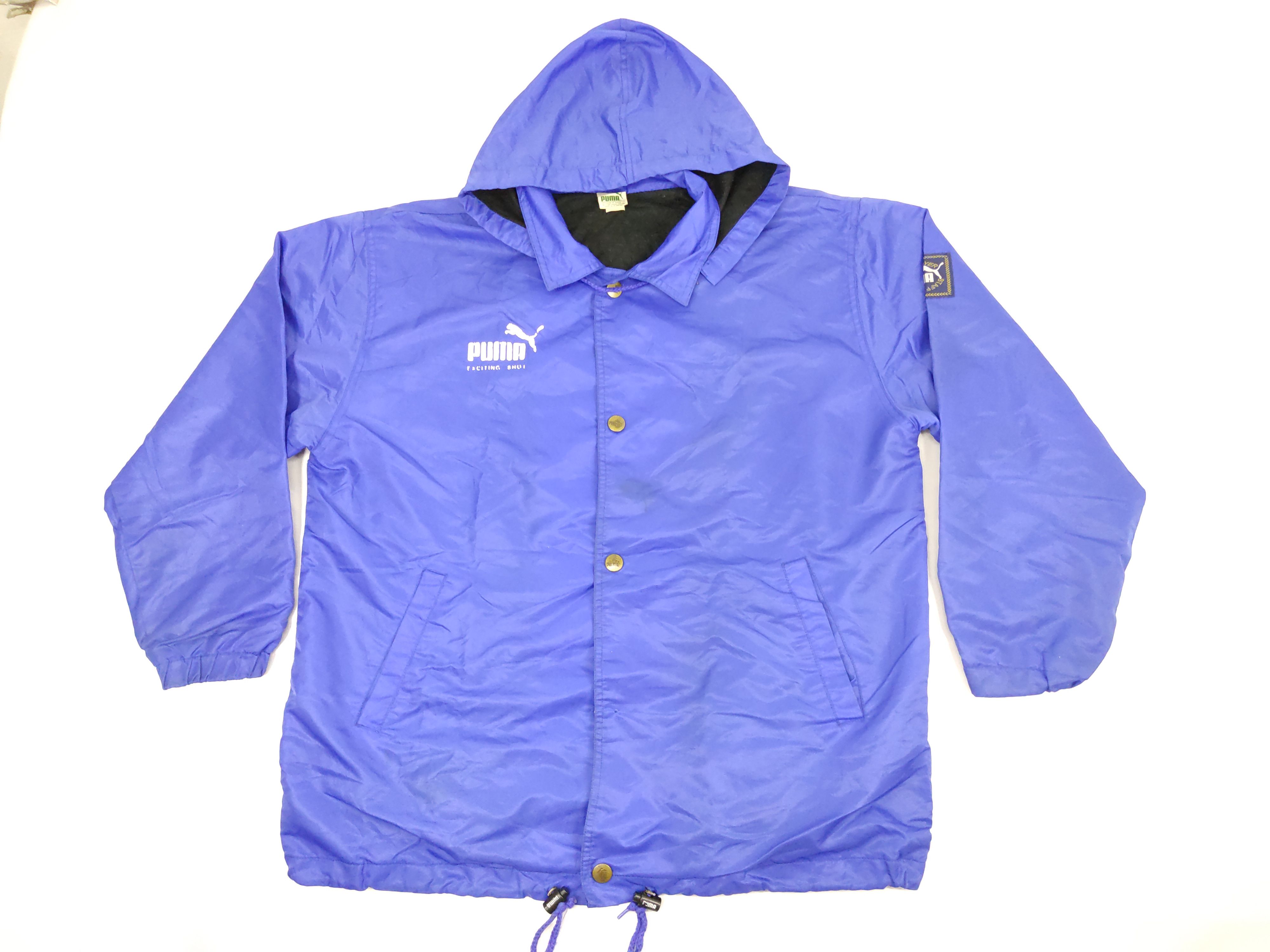 Puma Vintage Puma Windbreaker Coach Jacket Big Logo Streetwear Size US XL / EU 56 / 4 - 2 Thumbnail