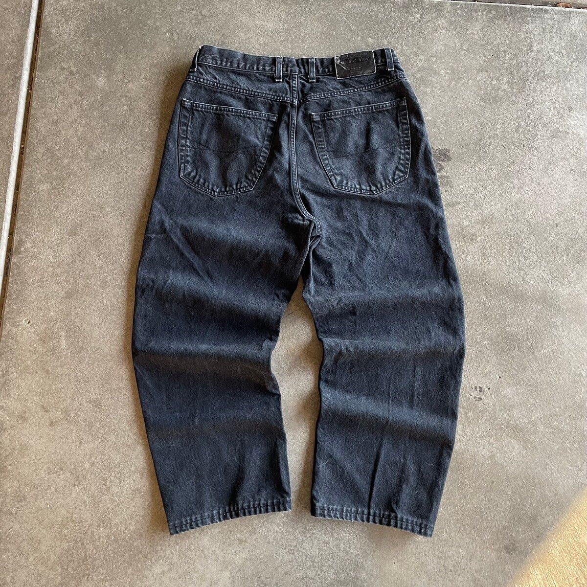 Vintage Vintage 90s Baggy Anchor Blue JNCO Style Jeans | Grailed