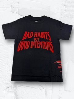 Vlone Bad Habits T Shirt | Grailed