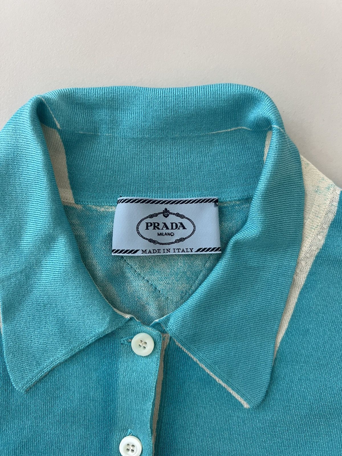 Prada 🔥$2.5 VALUE🔥 Prada Wool Cashmere Polo Shirt Sweater Size S / US 4 / IT 40 - 6 Thumbnail