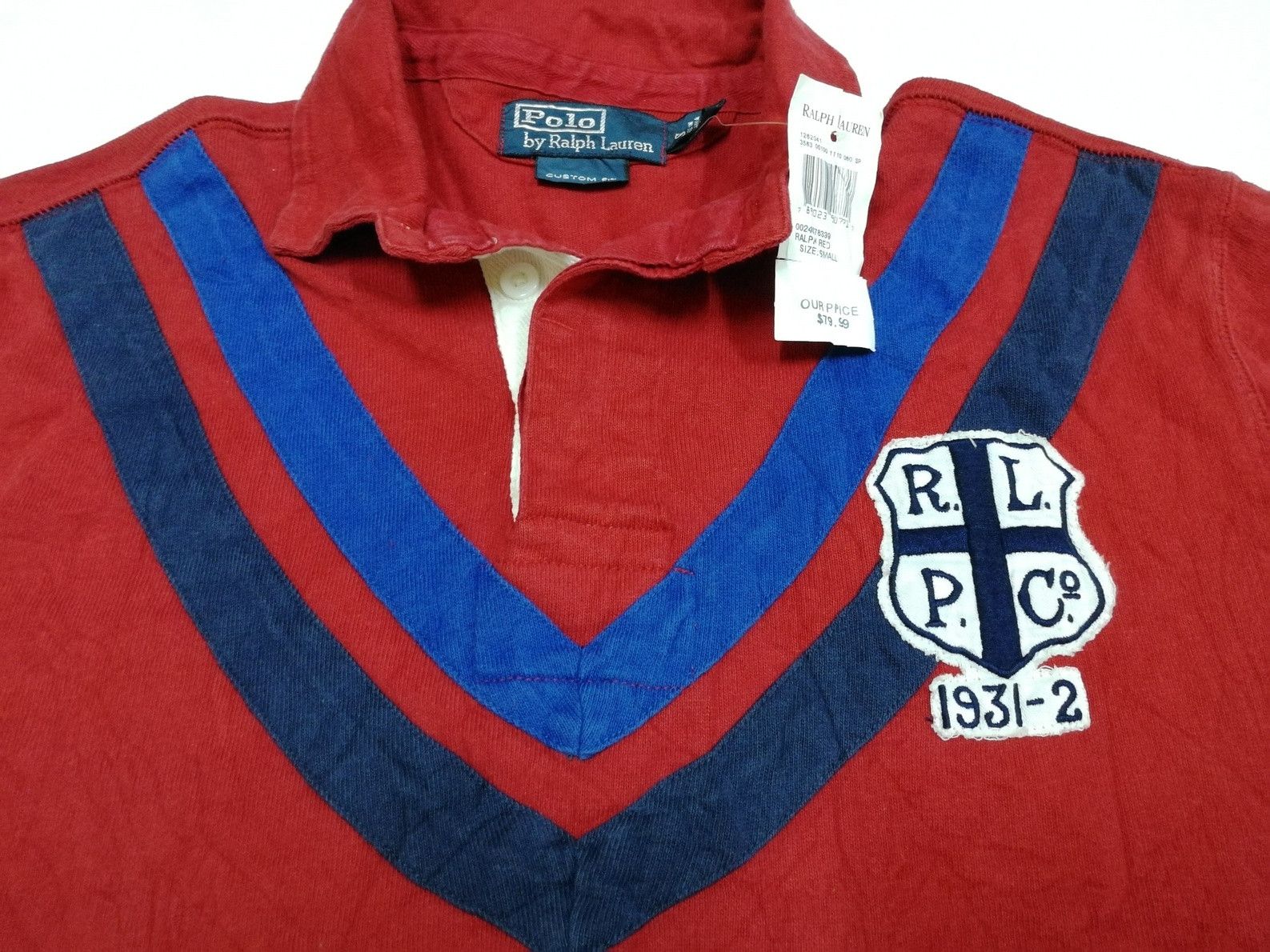 Polo Ralph Lauren Vintage POLO RALPH LAUREN RUGBY R.L.P.C PRL Athletic Size US M / EU 48-50 / 2 - 1 Thumbnail