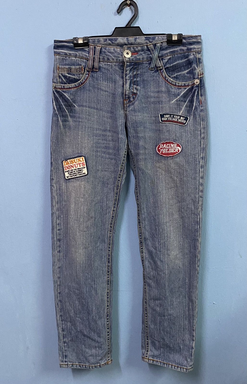 image of Vintage Season Style Patches Denim in Blue, Men's (Size 30)