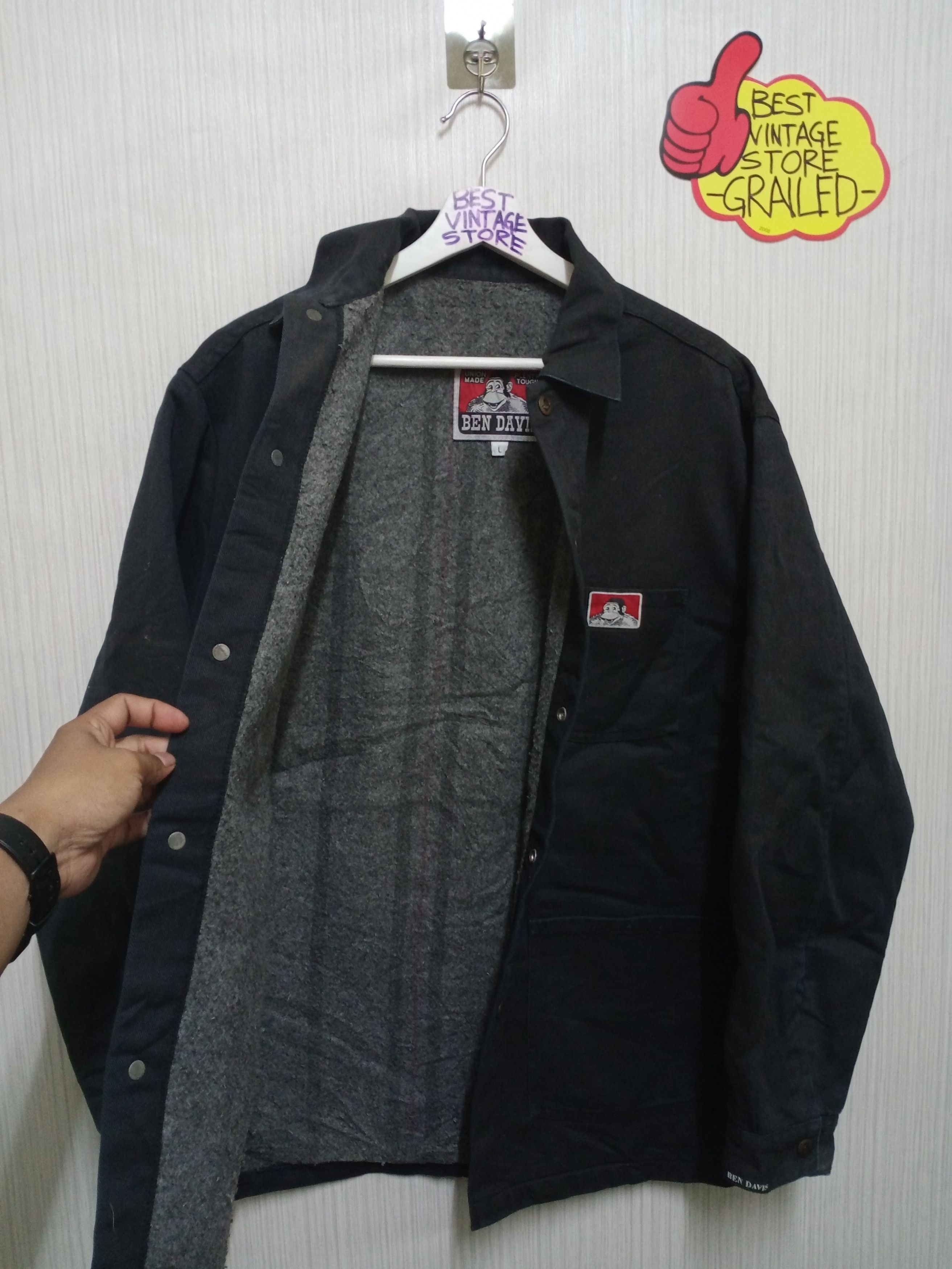 Ben Davis Vintage 90s Ben Davis Jacket Button Full Cop Size US L / EU 52-54 / 3 - 4 Thumbnail